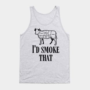 I'd Smoke That Cow BBQ Tank Top